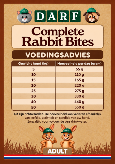 Afbeeldingen van DARF Vol Konijn 4 kg